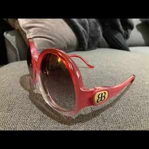 Balenciaga Oversized Sunglasses 0003 Retro 2-tone